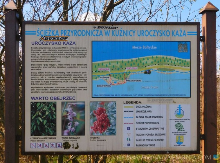 Uroczysko Każa - ścieżka przyrodnicza w Kuźnicy 