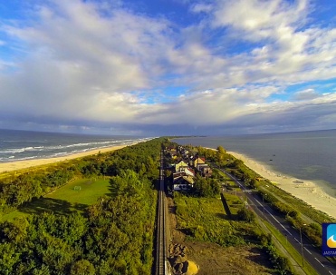 P&oacute;łwysep z lotu ptaka.