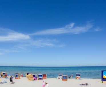 Plaża nad morzem w Jastarni.