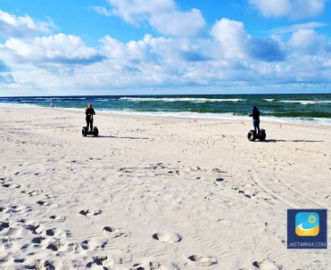 Segway na plaży.